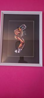 Cadre blanc dessin Michael Jackson, Huis en Inrichting, Ophalen of Verzenden, Zo goed als nieuw