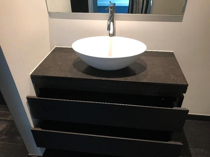 Wasbak met meubel met twee laden, Doe-het-zelf en Bouw, Sanitair, Gebruikt, Kraan, Ophalen