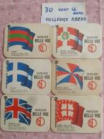 Volledige reeks bierviltjes Gueuze Belle-Vue vlaggen - €12, Ophalen of Verzenden, Viltje(s)