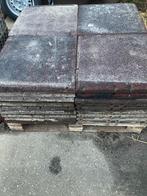 36 vochtdoorlatende rubberen stalmatten 50x50x4,5cm