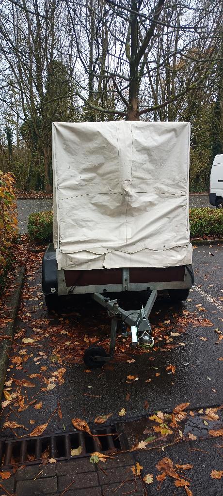 Aanhangwagen met huif, Auto diversen, Aanhangers en Bagagewagens, Gebruikt, Ophalen