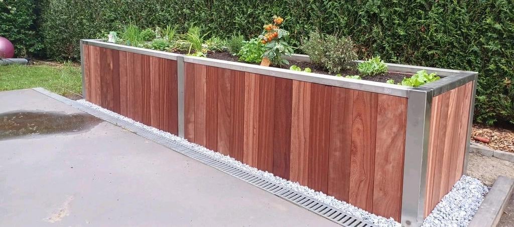 A-keus padouk planchetten met tand en groef scherpe prijs, Doe-het-zelf en Bouw, Hout en Planken, Nieuw, Plank, Overige houtsoorten