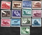 13 Postzegels Duitse Rijk 1944 Heldengedenkdag (DR 202), Ophalen of Verzenden, Overige periodes, Postfris