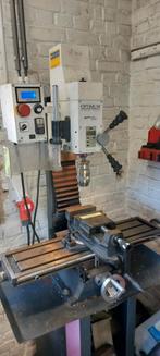 Optimum BF20L freesmachine met grote tafel, Bricolage & Construction, Électrique, Enlèvement, Utilisé, Autres types