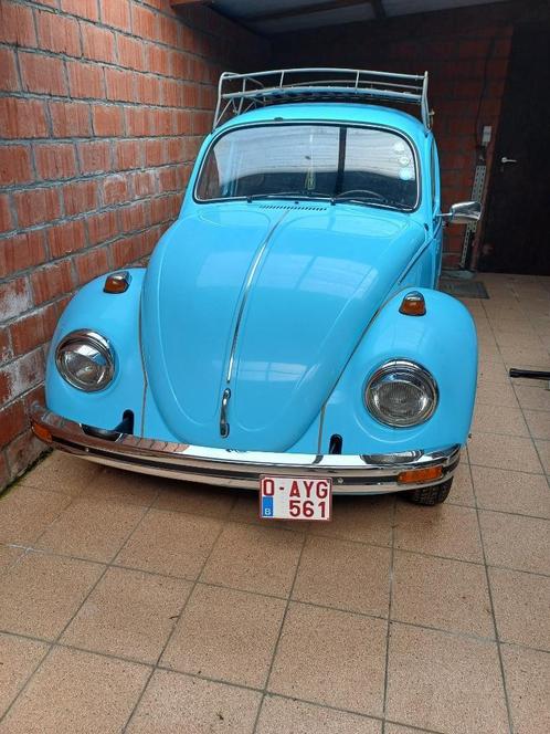 Vw kever 1983, Auto's, Volkswagen, Particulier, Beetle (Kever), Benzine, 2 deurs, Handgeschakeld, Blauw, Zwart, Leder, Achterwielaandrijving