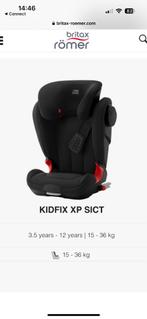 2 kinder autostoelen Römer KidFix XP Sict, Romer, 15 à 36 kg, Dossier réglable, Enlèvement