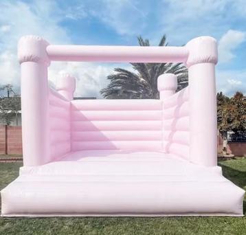 Château gonflable rose pâle à vendre, Enlèvement, Neuf