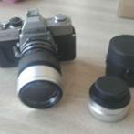 Vintage minolta srt 101 camera met twee lenzen, Ophalen of Verzenden, Fototoestel