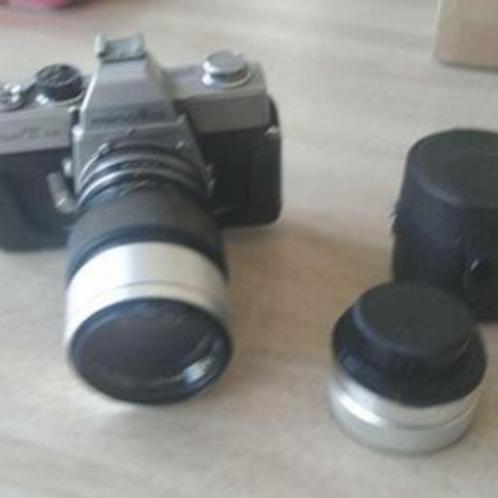 Vintage minolta srt 101 camera met twee lenzen, Verzamelen, Foto-apparatuur en Filmapparatuur, Fototoestel, Ophalen of Verzenden