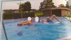 Intex zwembad diameter 4.5m, stalen frame en diverse toebeho, Ophalen, Gebruikt, 80 tot 120 cm, Rond