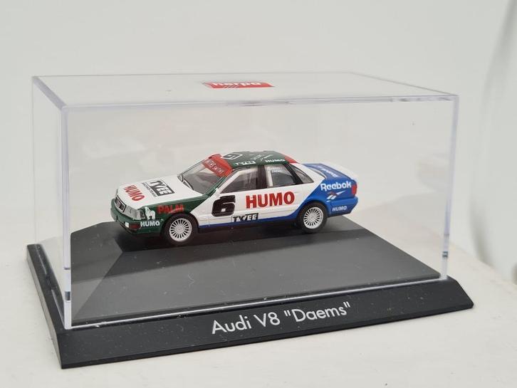 Audi V8 Daems - Herpa 1/87, Hobby en Vrije tijd, Modelauto's | 1:87, Zo goed als nieuw, Auto, Herpa, Verzenden