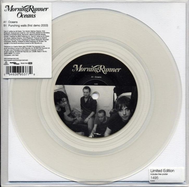 7inch MORNING RUNNER : Oceans, CD & DVD, Vinyles | Pop, Comme neuf, 2000 à nos jours, Autres formats, Enlèvement ou Envoi
