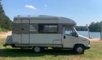 Fiat Ducato 280 Hymer Camper (1988) – Turbo Diesel – Oldtime, Caravans en Kamperen, Mobilhomes, Integraal, Fietsendrager, Standaard zit
