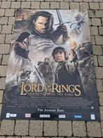 grote cinema affiche  LORD OF THE RINGS, Ophalen of Verzenden, Zo goed als nieuw, Boek of Poster