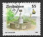 Zimbabwe 1995 - Yvert 326 - Toposcoop (ST), Timbres & Monnaies, Timbres | Afrique, Envoi, Zimbabwe, Affranchi