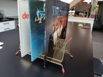 Rek voor vinylplaten, Ophalen of Verzenden, Zo goed als nieuw, Metaal, 25 tot 75 discs