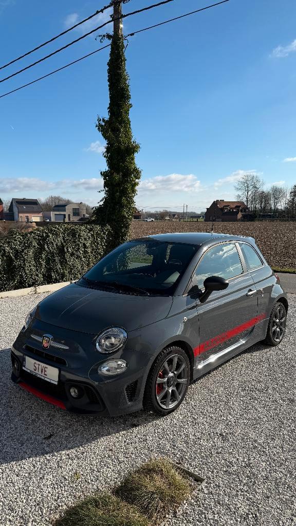 Fiat Abarth 595 in Grigio Pista, Autos, Abarth, Particulier, ABS, Airbags, Air conditionné, Bluetooth, Vitres électriques, Isofix