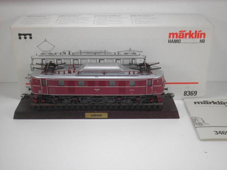 Marklin 8369 E-lok DC serie E19 DRG, Hobby & Loisirs créatifs, Trains miniatures | HO, Utilisé, Locomotive, Märklin, Enlèvement ou Envoi