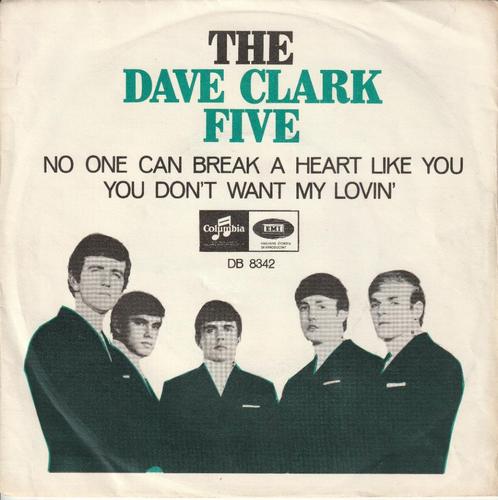 Dave Clark Five - No one can break a heart like you - %, Cd's en Dvd's, Vinyl Singles, Zo goed als nieuw, Single, Pop, 7 inch