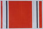 LUC PEIRE / GEOMETRISCHE ABSTRACTIE / KLEURETS / 57x76cm SIG, Antiek en Kunst, Kunst | Litho's en Zeefdrukken, Ophalen of Verzenden