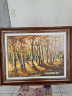 Peinture forêt à la palette et au pinceau, Ophalen of Verzenden