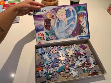 Clementoni Legpuzzel Super Color Frozen beschikbaar voor biedingen