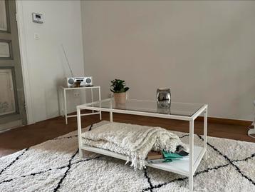 Set 2 Salontafels - Wit/Glas - IKEA beschikbaar voor biedingen