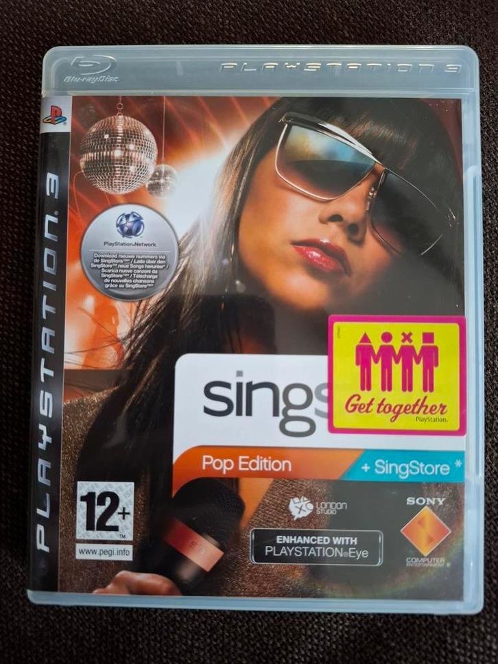 PS3 Singstar Pop edition (compleet), Games en Spelcomputers, Games | Sony PlayStation 3, Zo goed als nieuw, Ophalen of Verzenden