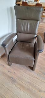 Relaxzetel, Huis en Inrichting, Fauteuils, Ophalen, Gebruikt, 50 tot 75 cm, Leer