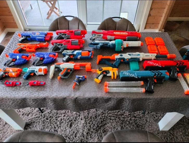 Lot Nerf geweren (19st), Enfants & Bébés, Jouets | Extérieur | Jeu d'action, Utilisé, Enlèvement ou Envoi