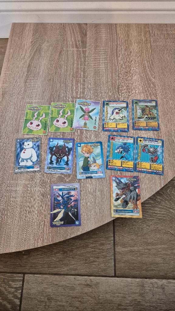 Set Digimon verzamelkaarten vintage, Collections, Cinéma & Télévision, Enlèvement
