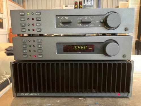Quad 405-2, 34 en FM4 groot onderhoud en garantie topstaat, Audio, Tv en Foto, Stereoketens, Refurbished, Tuner of Radio, Overige merken