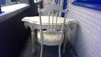 LOUIS  XVI  EMPIRE STIJL  / tafel en 2 stoelen ., Antiek en Kunst, Ophalen