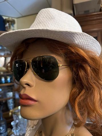 Vintage nieuwstaat B&L Ray-Ban Aviator 58 zonnebril A10, Enlèvement ou Envoi, Autres couleurs, Comme neuf, Ray-Ban