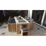 Steigerhouten TUINSET Tafel Met Stoelen en bank ACTIEPRIJZEN, Tuin en Terras, Nieuw, Tuinset, Bank, Steigerhout