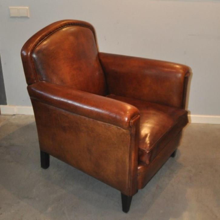Lounge Atelier Leeds schaapsleer, Huis en Inrichting, Zetels | Zetels en Chaises Longues, Zo goed als nieuw, Leer, Ophalen of Verzenden