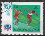 Ajman 1968 - Michel 248 - STW 374 - Mexique 1968 (ST), Envoi, Affranchi