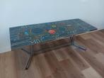 Table basse ceramique chrome space age, Comme neuf