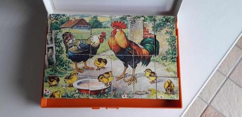 Puzzle vintage à 6 faces pour enfants Animaux de la ferme, Antiquités & Art, Antiquités | Jouets, Enlèvement