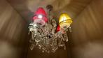 Kristallen Kroonluchter Met 5 Lichtpunten, Ophalen, Zo goed als nieuw, Glas