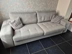 Mooie grijze sofa met twee zetels, Ophalen, Gebruikt, Stof