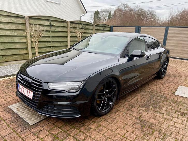 Audi a7, 1.8 tfsi.  Full black, 19 inch velgen, Autos, Audi, Particulier, A7, ABS, Phares directionnels, Airbags, Air conditionné