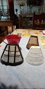 koffiefilters verschillende plastiek goud, Elektronische apparatuur, Ophalen of Verzenden, Zo goed als nieuw