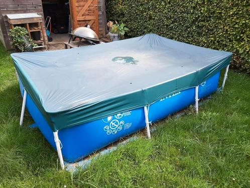 Intex zwembad met uitgebreid assortiment accessoires, Tuin en Terras, Zwembaden, Gebruikt, Opzetzwembad, Minder dan 80 cm, 200 tot 400 cm