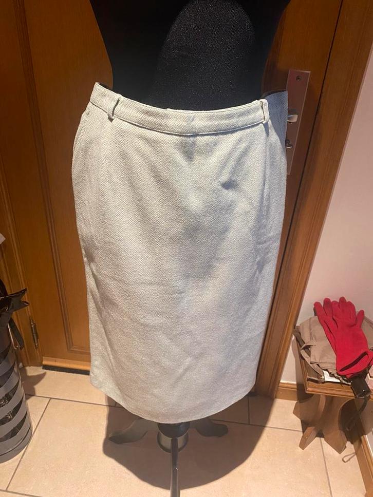 Jupe droite, Kleding | Dames, Rokken, Gedragen, Wit, Ophalen of Verzenden