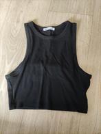 zwarte crop top Zara M, Vêtements | Femmes, Tops, Zara, Noir, Taille 38/40 (M), Sans manches