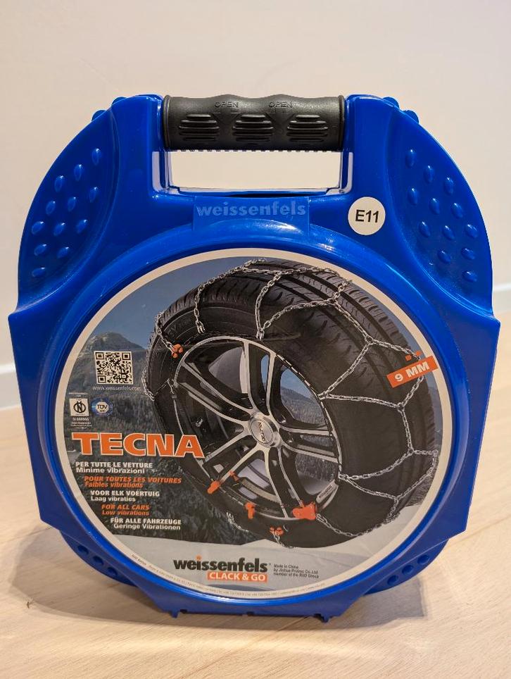 Sneeuwkettingen Tecna Clack&Go, Auto diversen, Sneeuwkettingen, Zo goed als nieuw, Ophalen