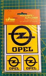 Lot 3x stickers Opel logo uhw (ook een postkaart), Verzamelen, Ophalen of Verzenden