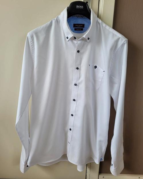 Belle chemise blanche de la marque Jean Biani, 2XL, taille c, Vêtements | Hommes, Chemises, Comme neuf, Blanc, Enlèvement ou Envoi