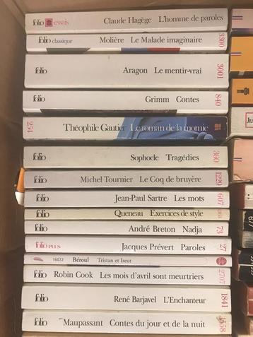 Lot : livres de poches (classiques/philosophie) 1€/ouvrage